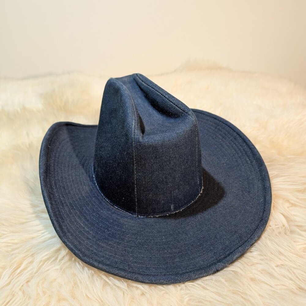 Denim Cowboy Hat